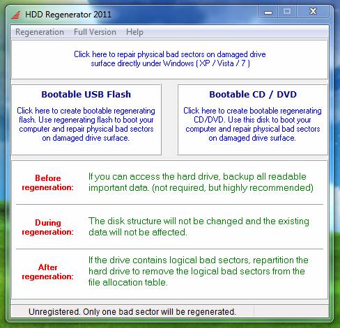 Hard Disk Bad Sector Repair Bootable Software Free Download