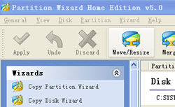 partition wizard home
