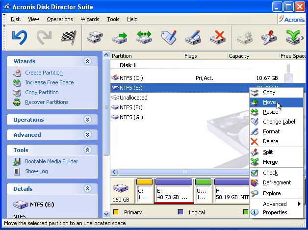 Windows Vista Expand C Drive