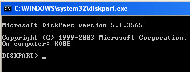 diskpart 