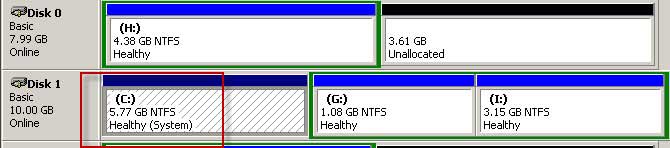 extended c drive in disk management