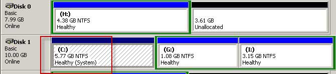 extended c drive in disk management