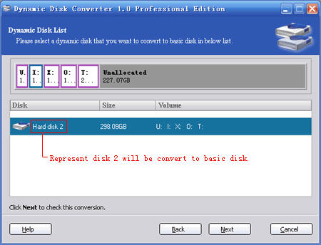 pick a dynamic disk