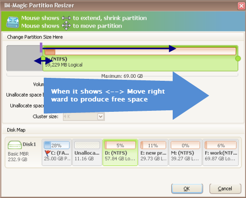 free space on server 2003